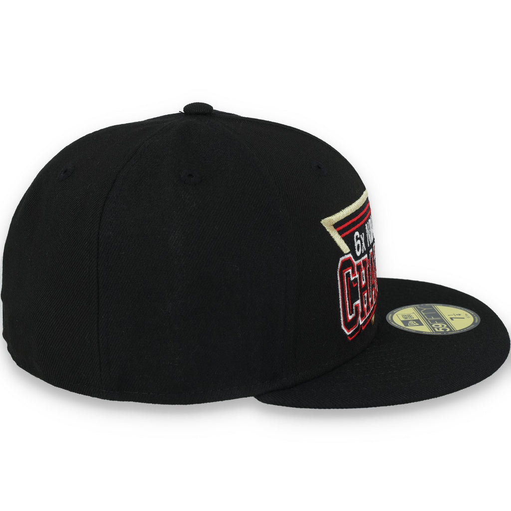 New Era Chicago Bulls 6X Champions Throwback 59FIFTY Fitted Hat product image 6, provided for visual reference and product