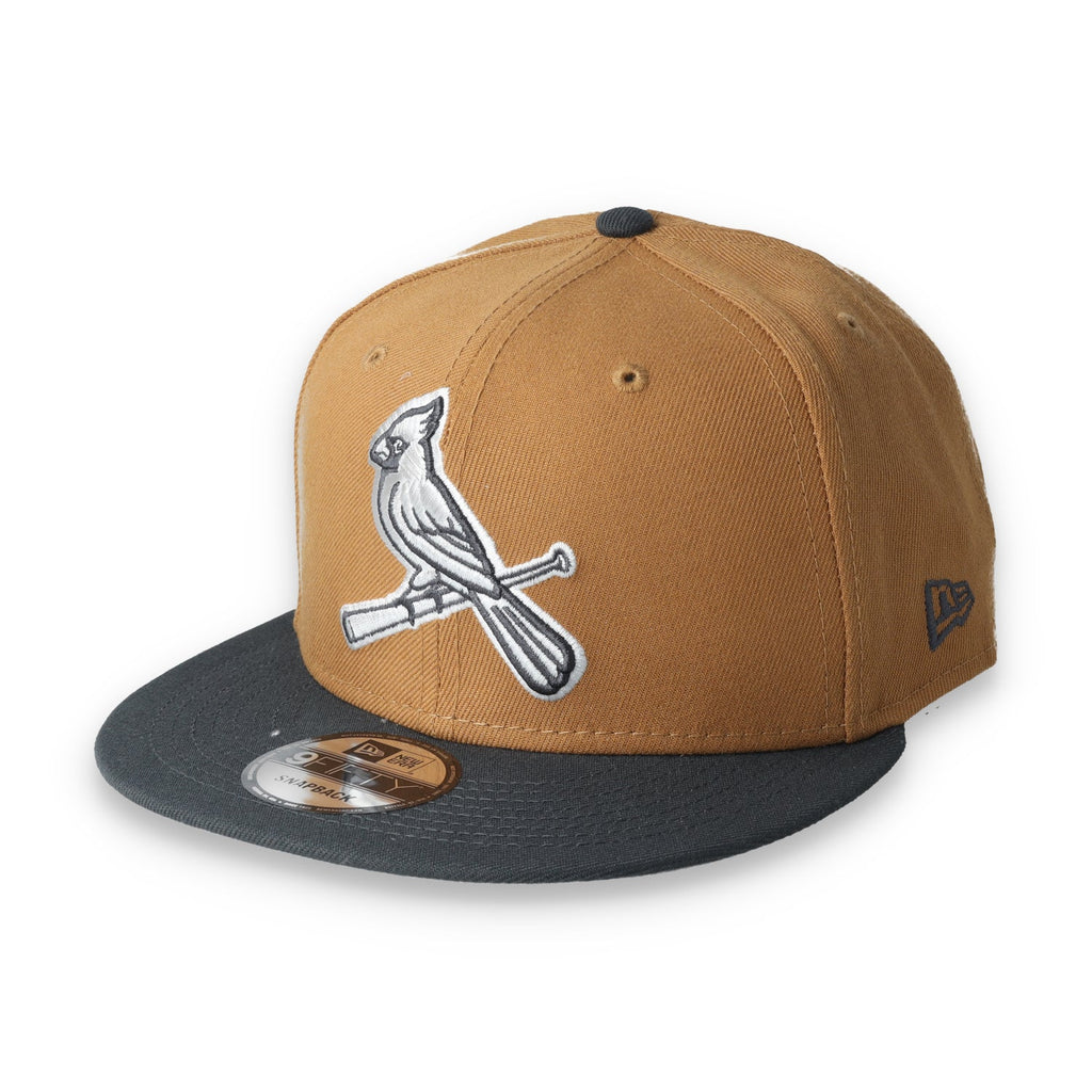 New Era ST Louis Cardinals 2-Tone Color Pack 9FIFTY Snapback Hat- Brown/Charcoal product image 3, provided for visual