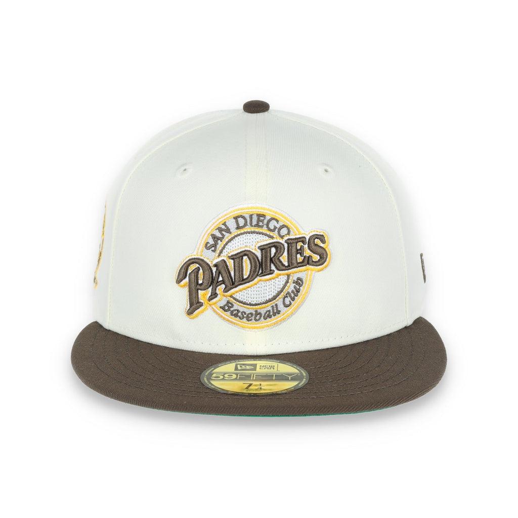 New Era San Diego Padres Patch 25TH ANNIVERSARY 59FIFTY Fitted Ivory Hat-1 product image 3, provided for visual reference