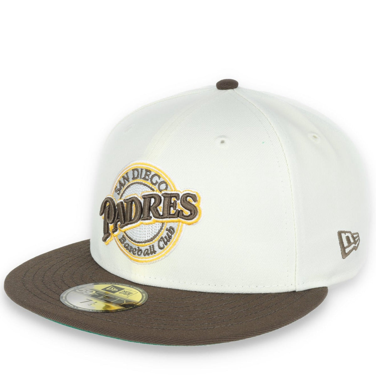 New Era San Diego Padres Patch 25TH ANNIVERSARY 59FIFTY Fitted Ivory Hat-1 product image 2, provided for visual reference