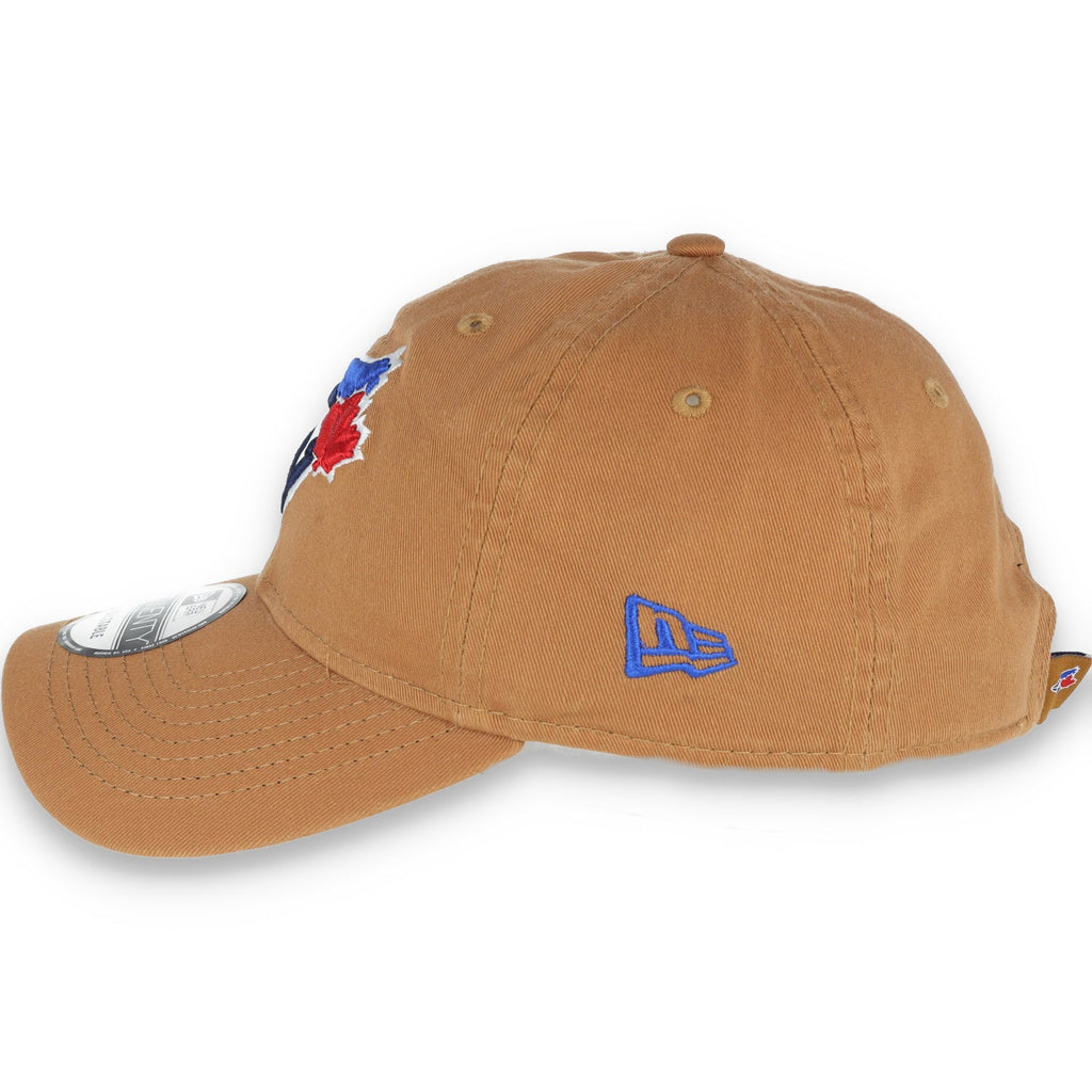 New Era Toronto Blue Jays Core Classic 2.0 9TWENTY Adjustable Hat-Khaki product image 4, provided for visual reference and