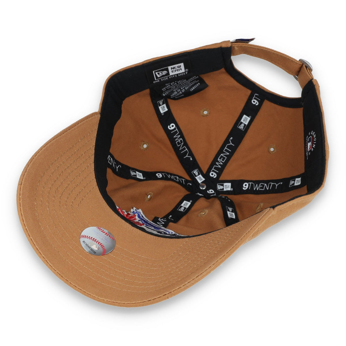 New Era Toronto Blue Jays Core Classic 2.0 9TWENTY Adjustable Hat-Khaki product image 7, provided for visual reference and