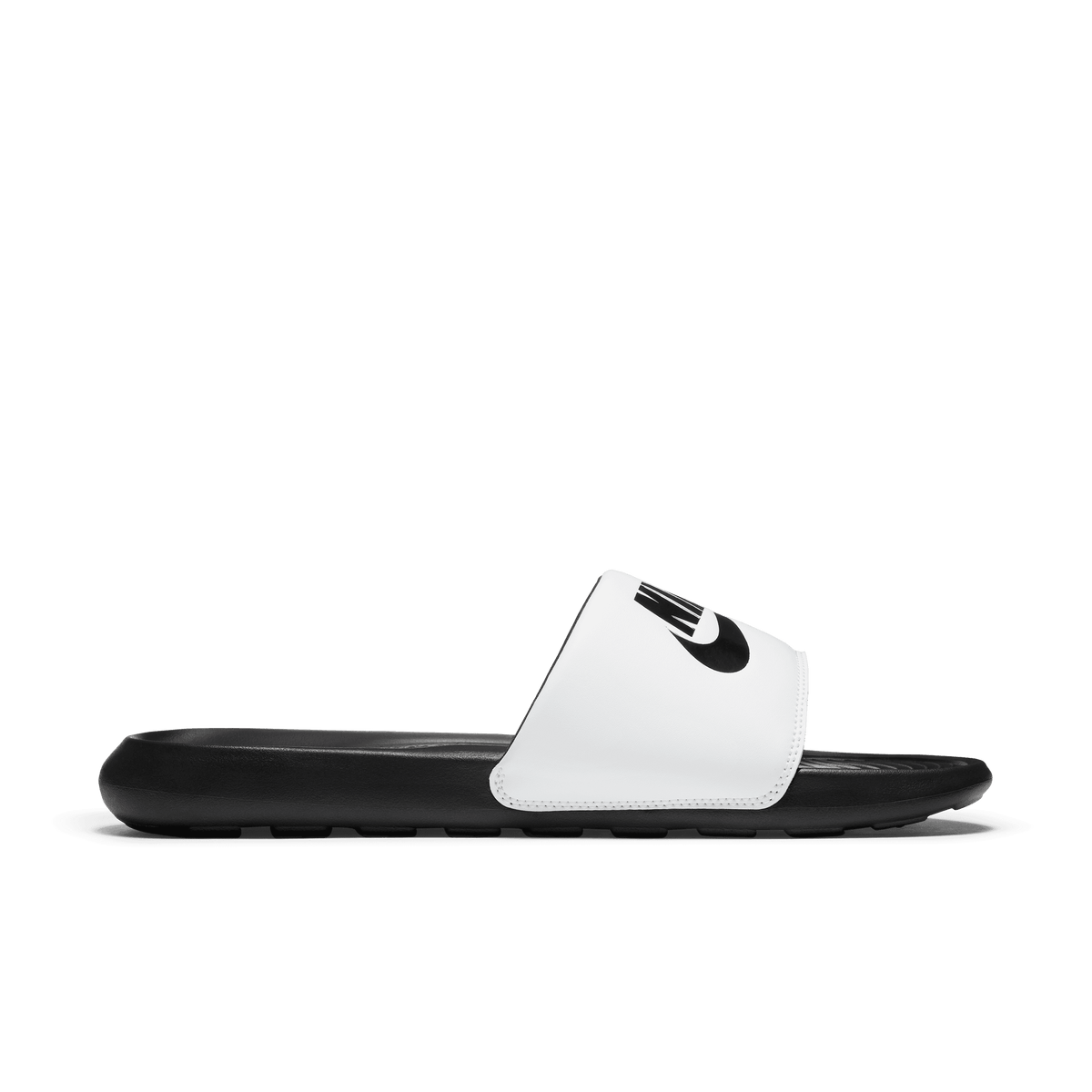 Nike Victori One Slides-White/Black product image 8, provided for visual reference and product detail review