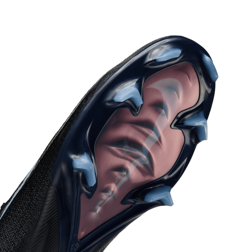 Nike Youth Mercurial Superfly 10 Elite FG -BLACK/ICE BLUE product image 8, provided for visual reference and product detail
