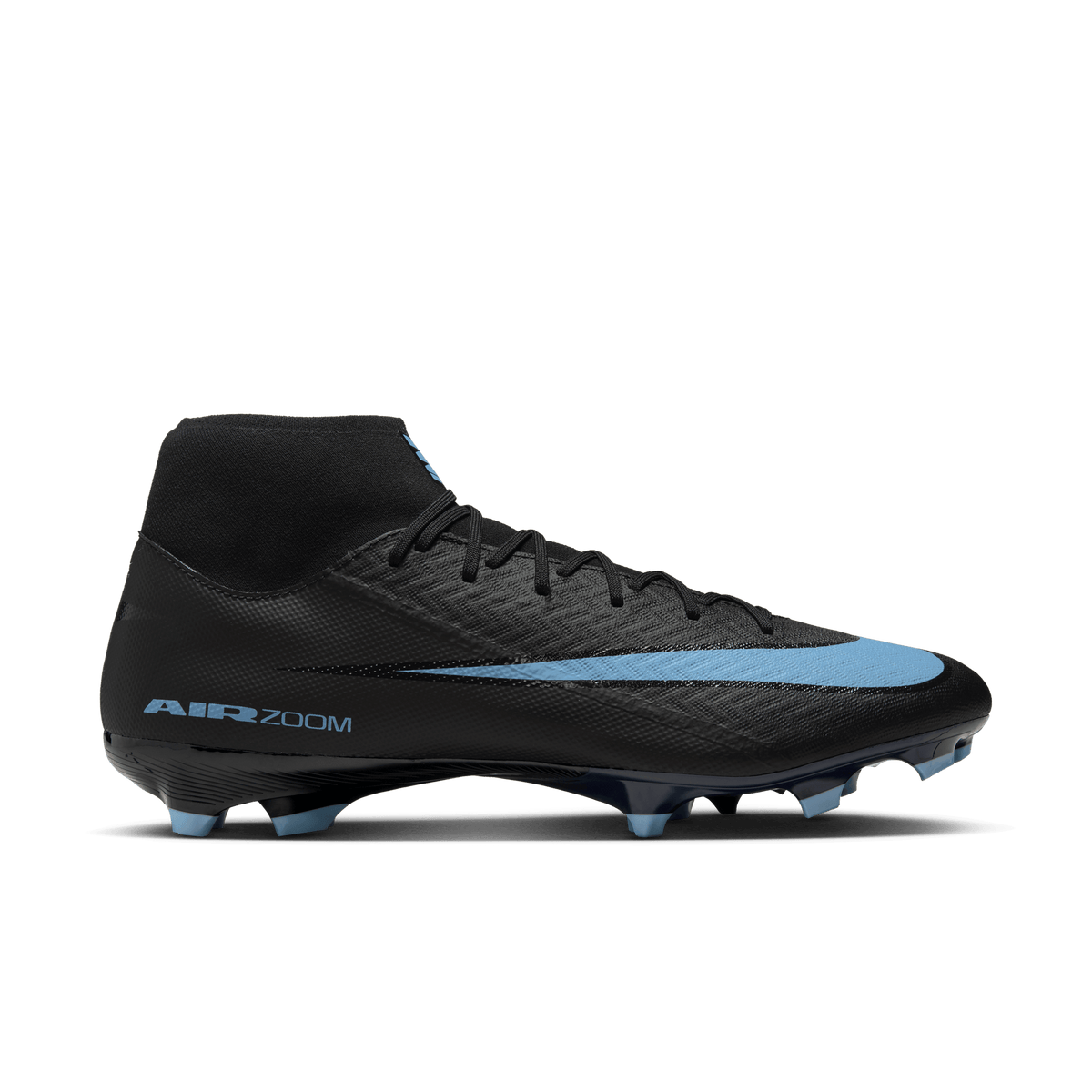 Nike Mercurial Superfly 10 Academy FG/MG - Black/Ice Blue product image 11, provided for visual reference and product detail