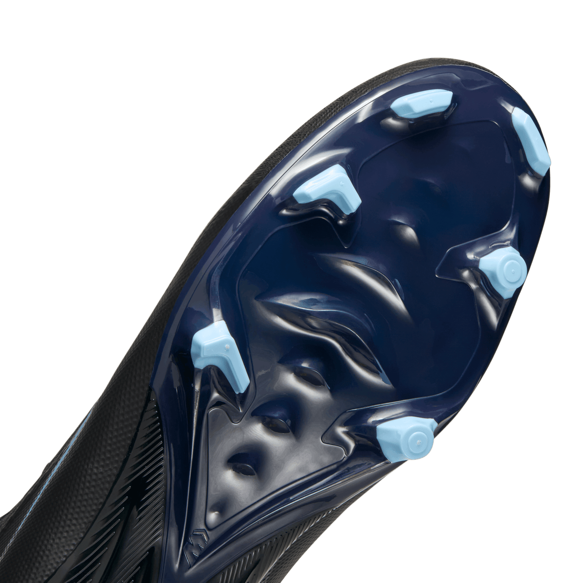 Nike Mercurial Superfly 10 Academy FG/MG - Black/Ice Blue product image 9, provided for visual reference and product detail
