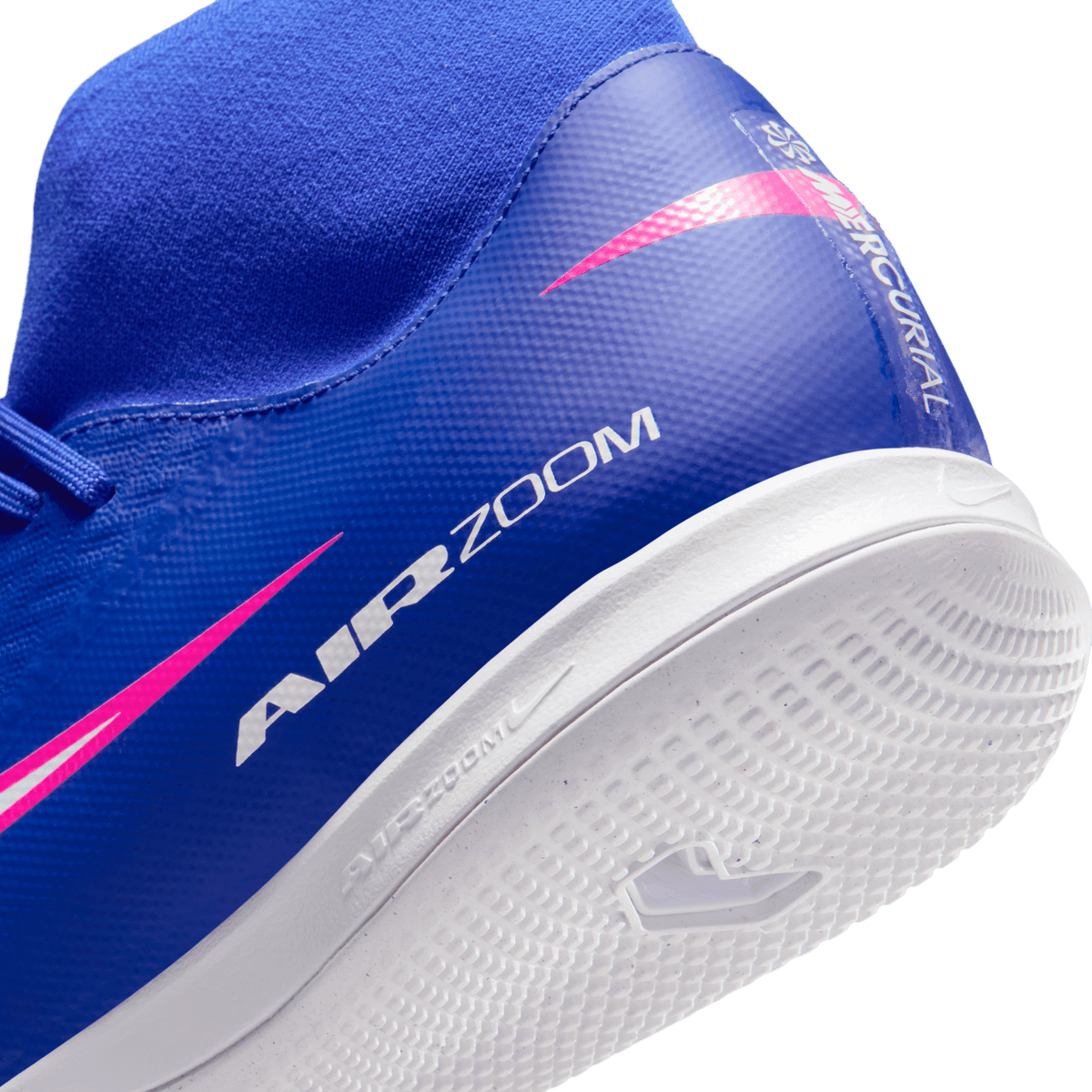 Nike Mercurial Superfly 10 Academy IC - Racer Blue/White product image 7, provided for visual reference and product detail