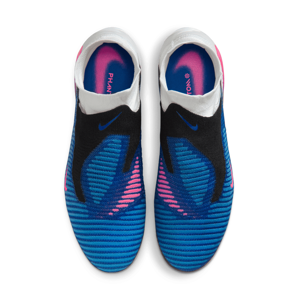 Nike Phantom 6 High Elite FG-Racer Blue/Pink Blast/White product image 9, provided for visual reference and product detail