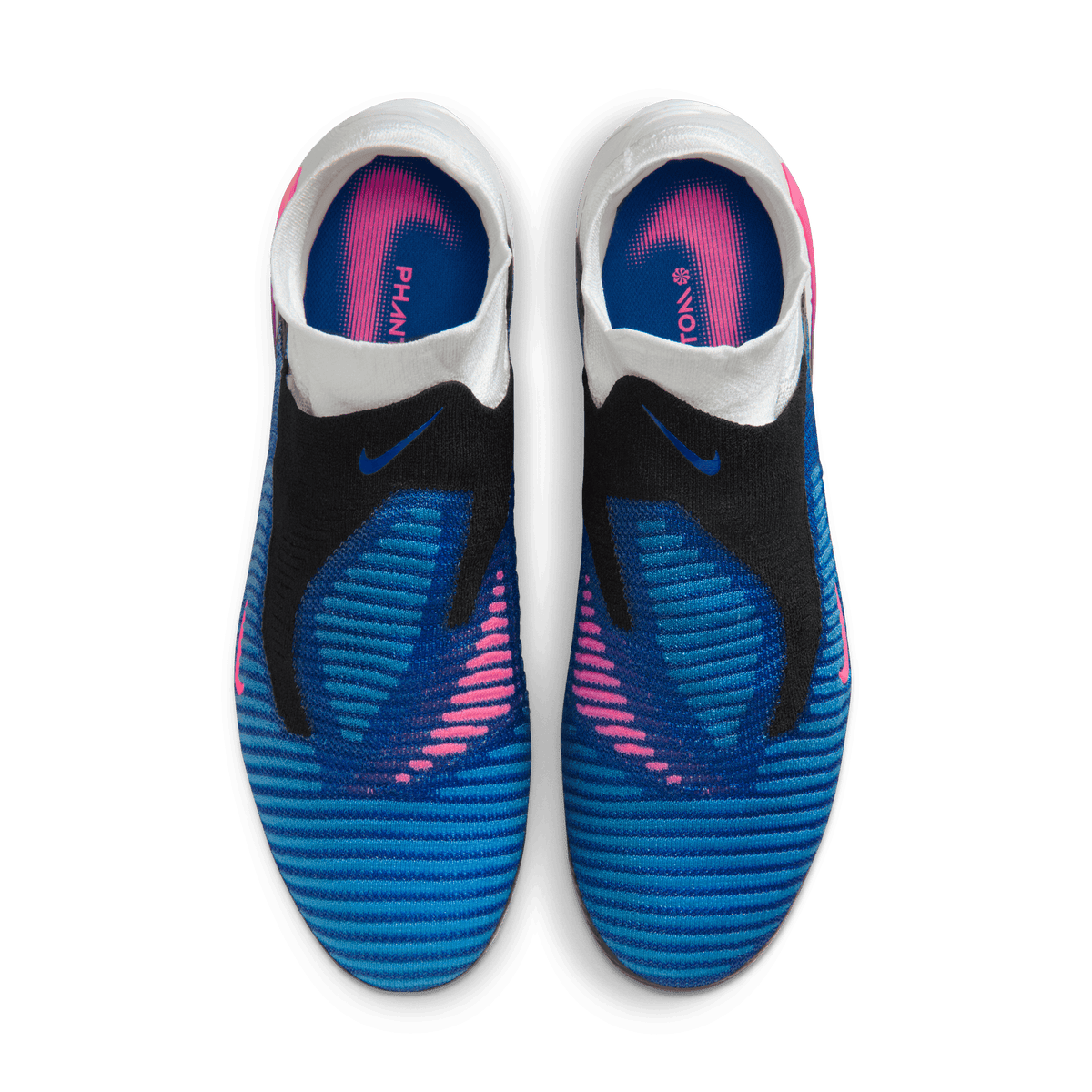 Nike Phantom 6 High Elite FG-Racer Blue/Pink Blast/White product image 9, provided for visual reference and product detail