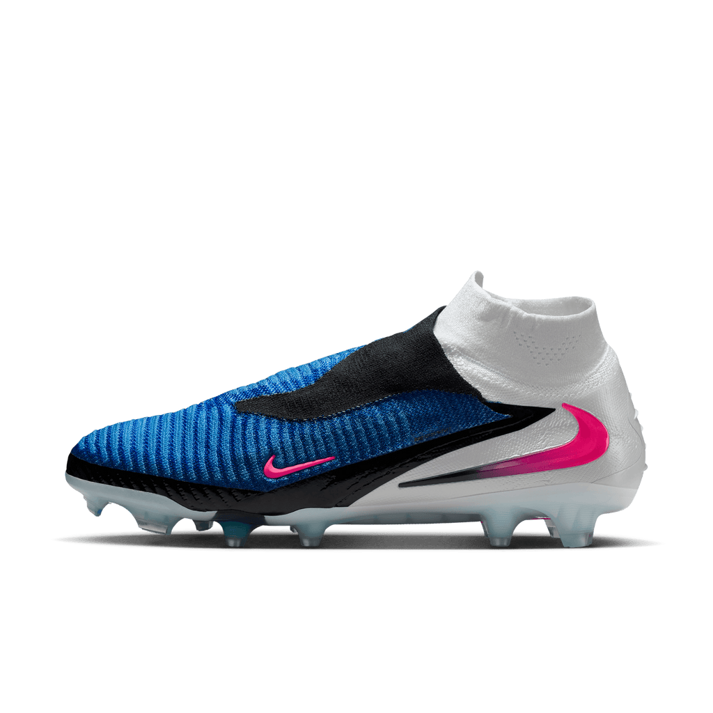 Nike Phantom 6 High Elite FG-Racer Blue/Pink Blast/White product image 10, provided for visual reference and product detail