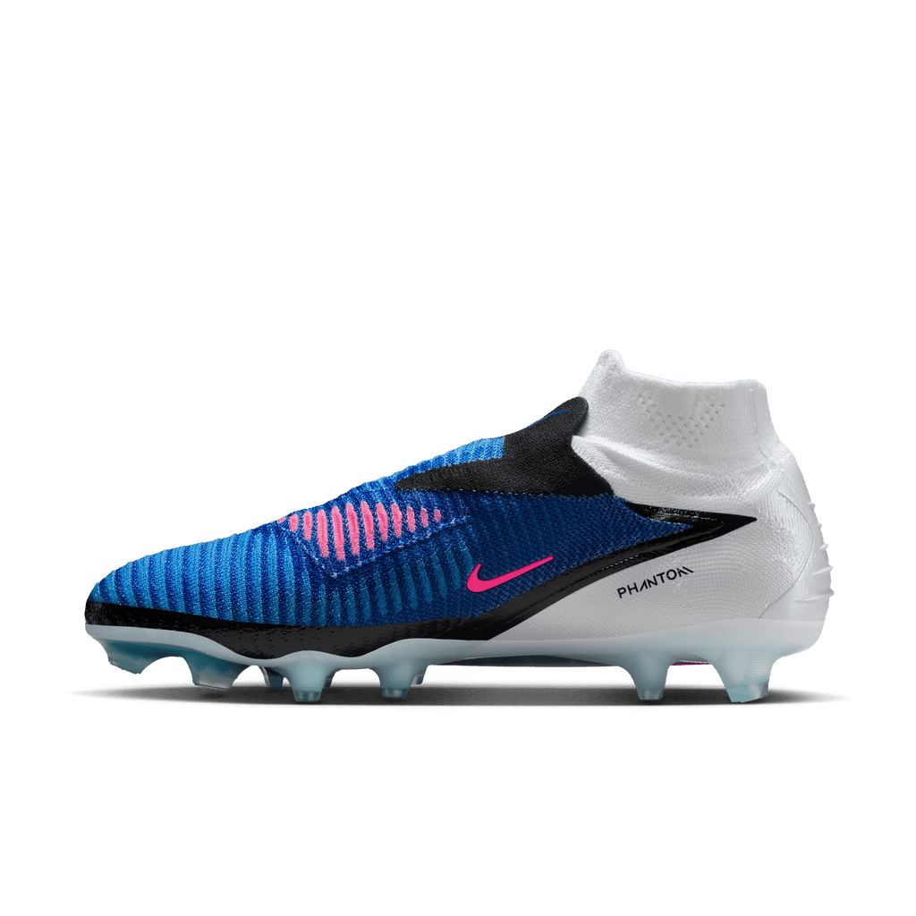 Nike Phantom 6 High Elite FG-Racer Blue/Pink Blast/White product image 11, provided for visual reference and product detail