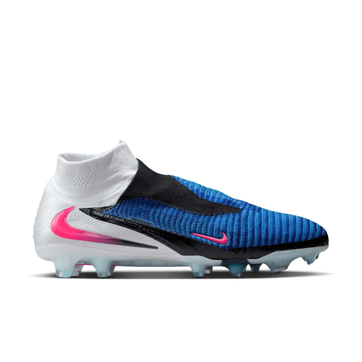 Nike Phantom 6 High Elite FG-Racer Blue/Pink Blast/White product image 12, provided for visual reference and product detail