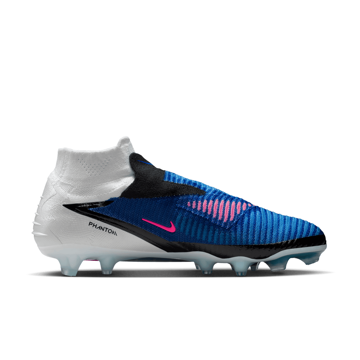 Nike Phantom 6 High Elite FG-Racer Blue/Pink Blast/White product image 13, provided for visual reference and product detail