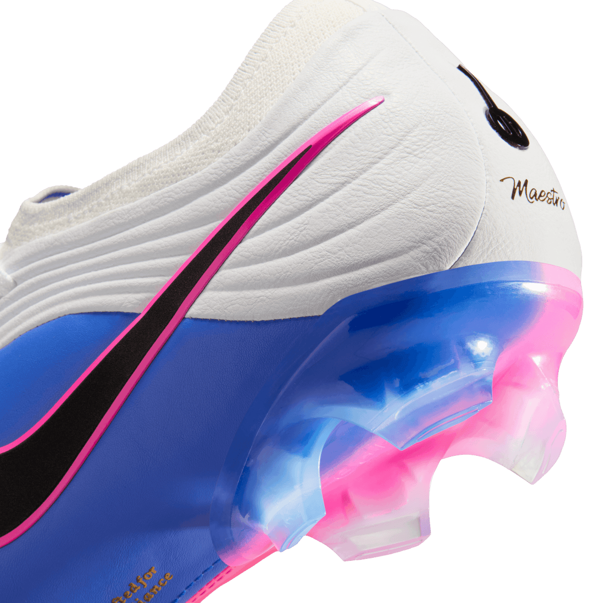 Nike Tiempo Maestro Elite FG-White/black/Racer Blue/pink Blast product image 10, provided for visual reference and product