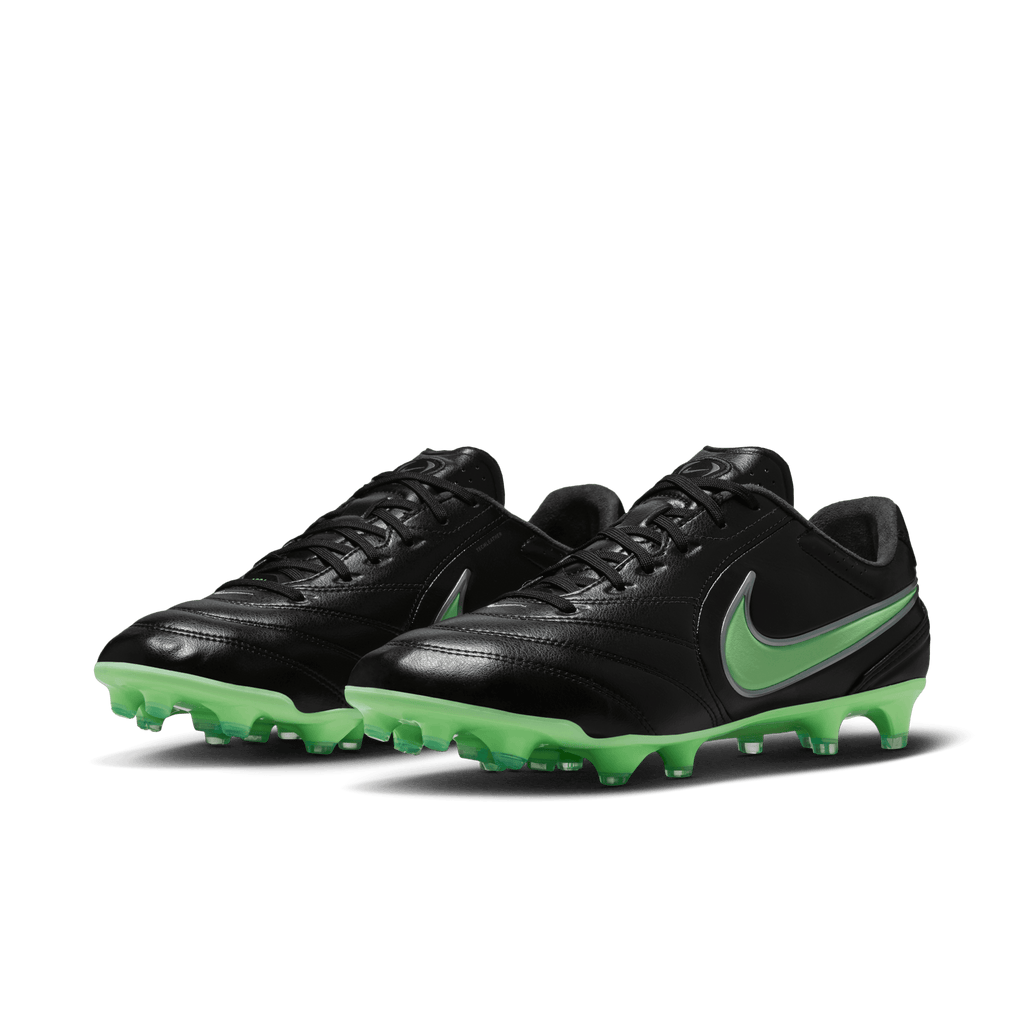 Nike Tiempo Ligera Pro FG- Black/illusion Green-black product image 5, provided for visual reference and product detail