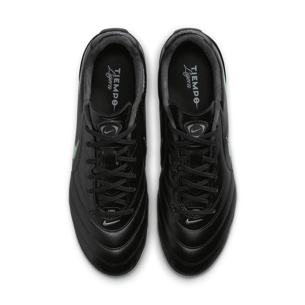 Nike Tiempo Ligera Pro FG- Black/illusion Green-black product image 6, provided for visual reference and product detail