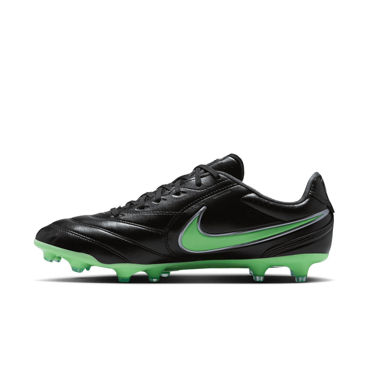 Nike Tiempo Ligera Pro FG- Black/illusion Green-black product image 7, provided for visual reference and product detail