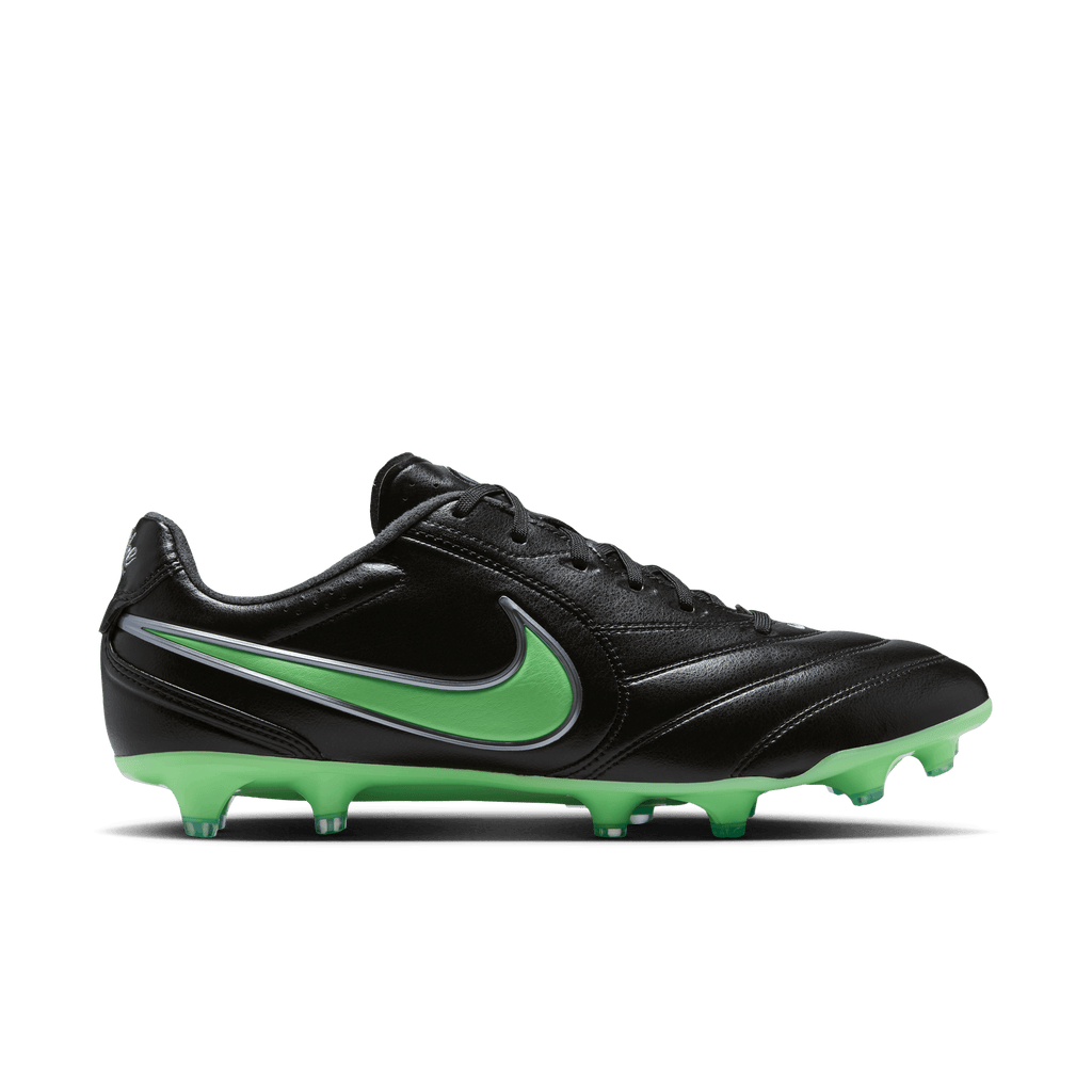 Nike Tiempo Ligera Pro FG- Black/illusion Green-black product image 8, provided for visual reference and product detail