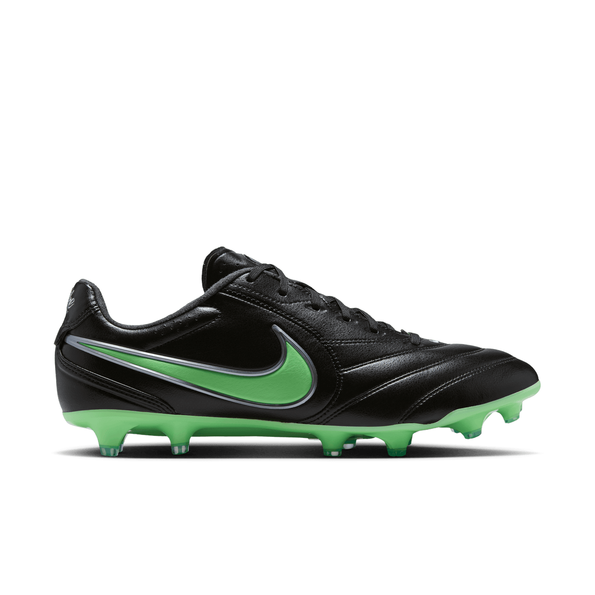 Nike Tiempo Ligera Pro FG- Black/illusion Green-black product image 8, provided for visual reference and product detail