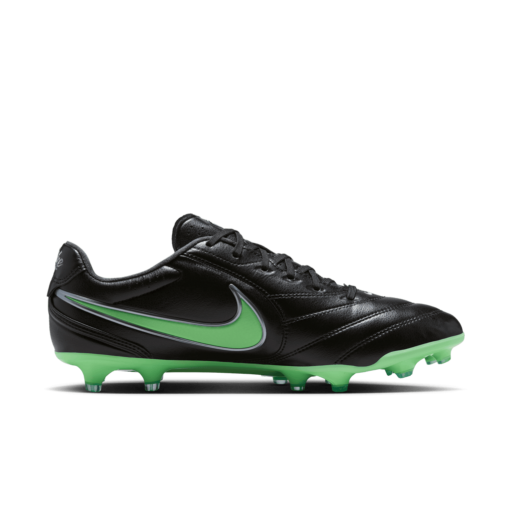 Nike Tiempo Ligera Pro FG- Black/illusion Green-black product image 9, provided for visual reference and product detail