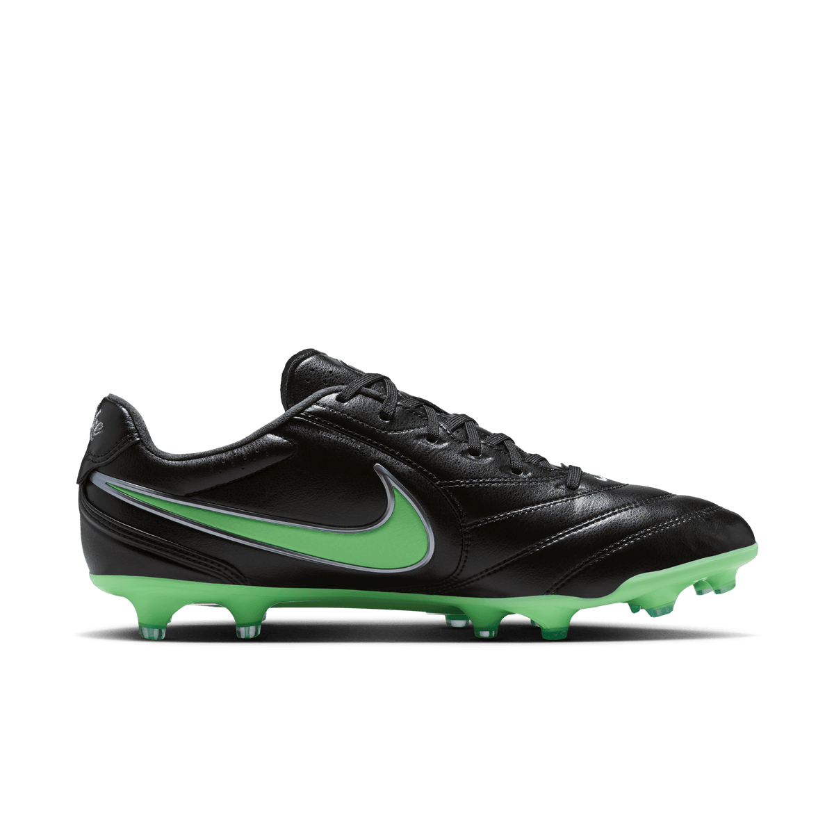 Nike Tiempo Ligera Pro FG- Black/illusion Green-black product image 9, provided for visual reference and product detail