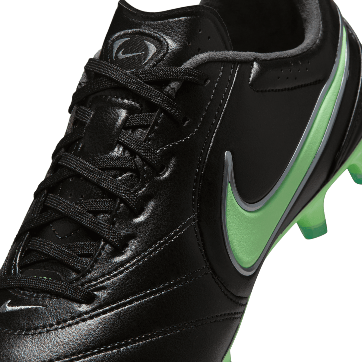 Nike Tiempo Ligera Pro FG- Black/illusion Green-black product image 11, provided for visual reference and product detail