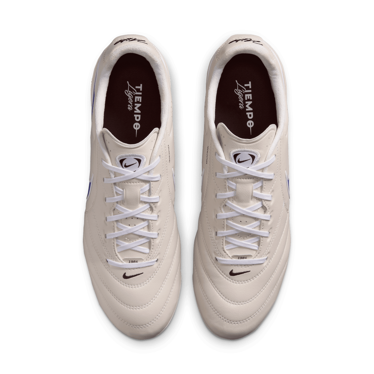 Nike Tiempo Ligera Pro FG - Chalk/ Racer Blue-White product image 6, provided for visual reference and product detail review