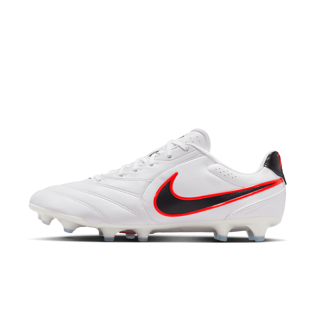 Nike Tiempo Ligera Pro FG-White/Black-Bright Crimson product image 10, provided for visual reference and product detail