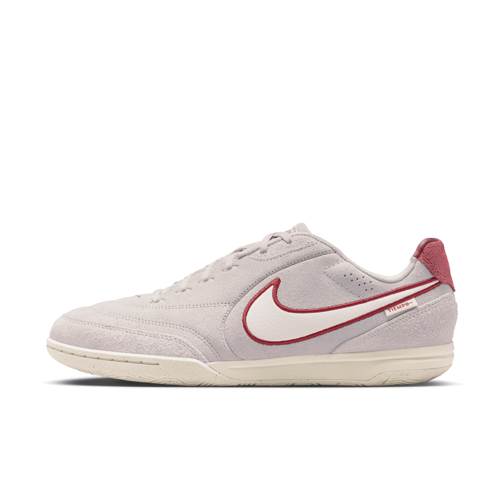 Nike Tiempo Streetgato PRM Indoor/Court Low-Top Soccer Shoes- Moon Particle/chalk-team Red product image 8, provided for