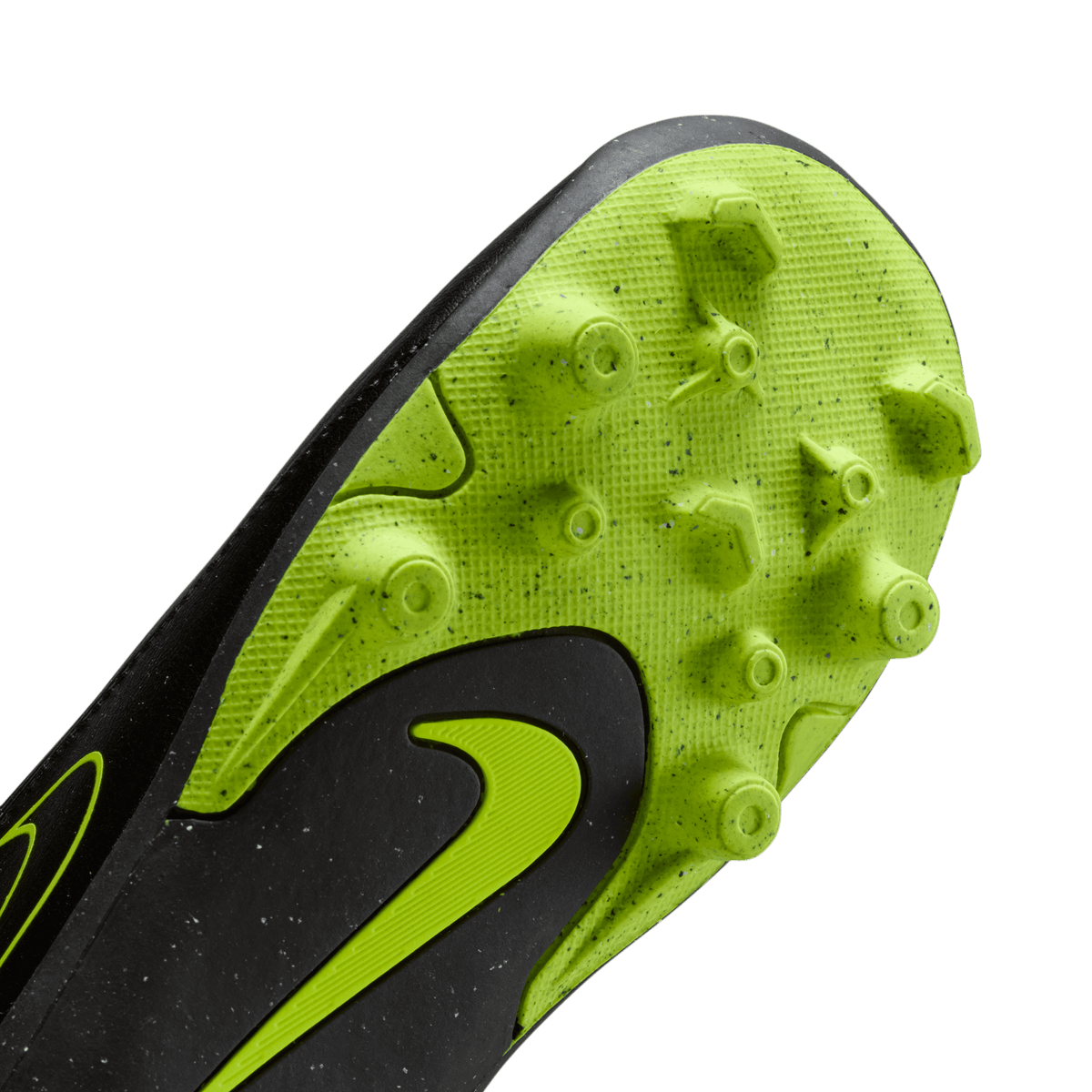 Nike Jr. Tiempo Maestro Club MG Low-Top Soccer Cleats- Black/Volt product image 10, provided for visual reference and