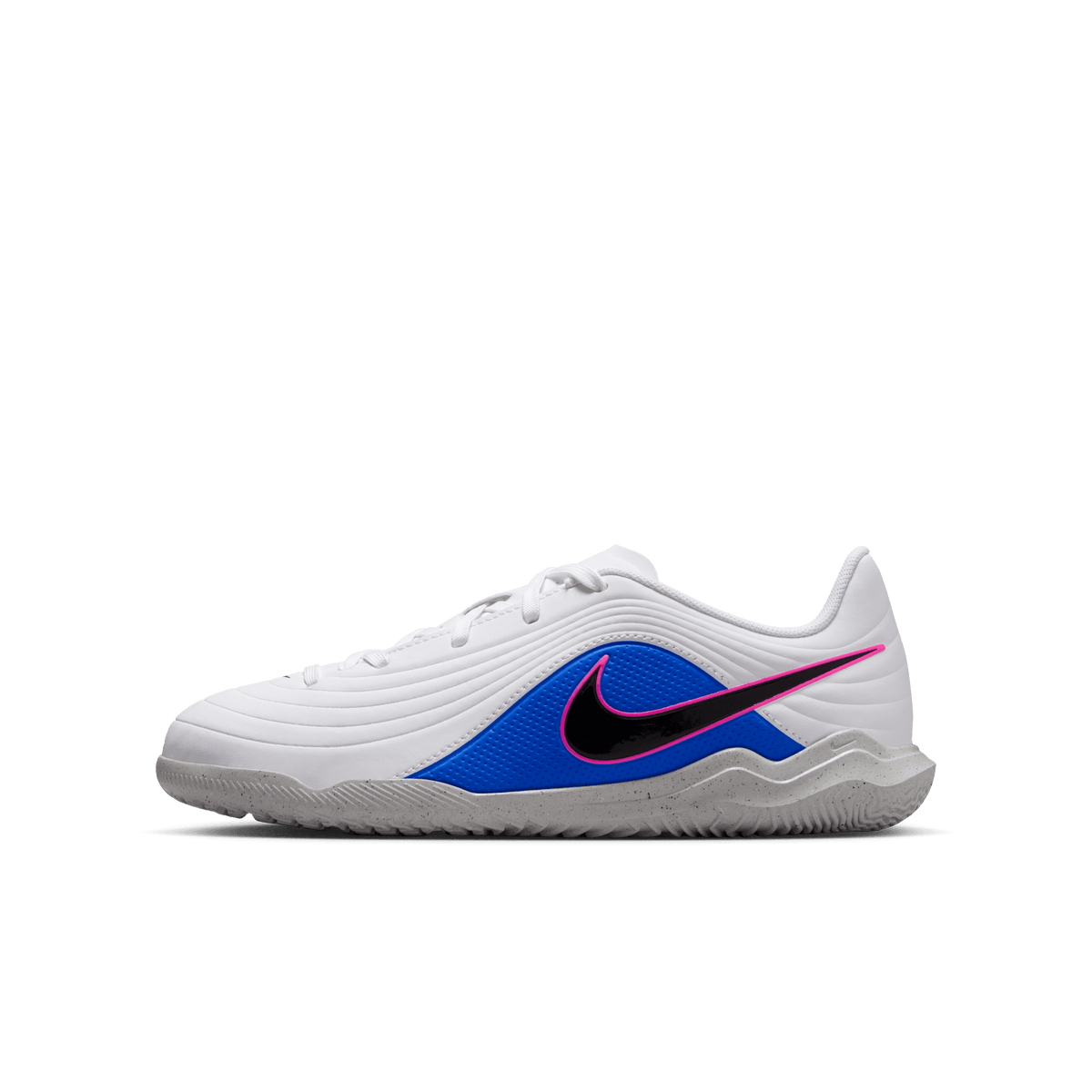 Nike Jr. Tiempo Maestro Club IC-White/black-racer Blue-pink Blast product image 8, provided for visual reference and product