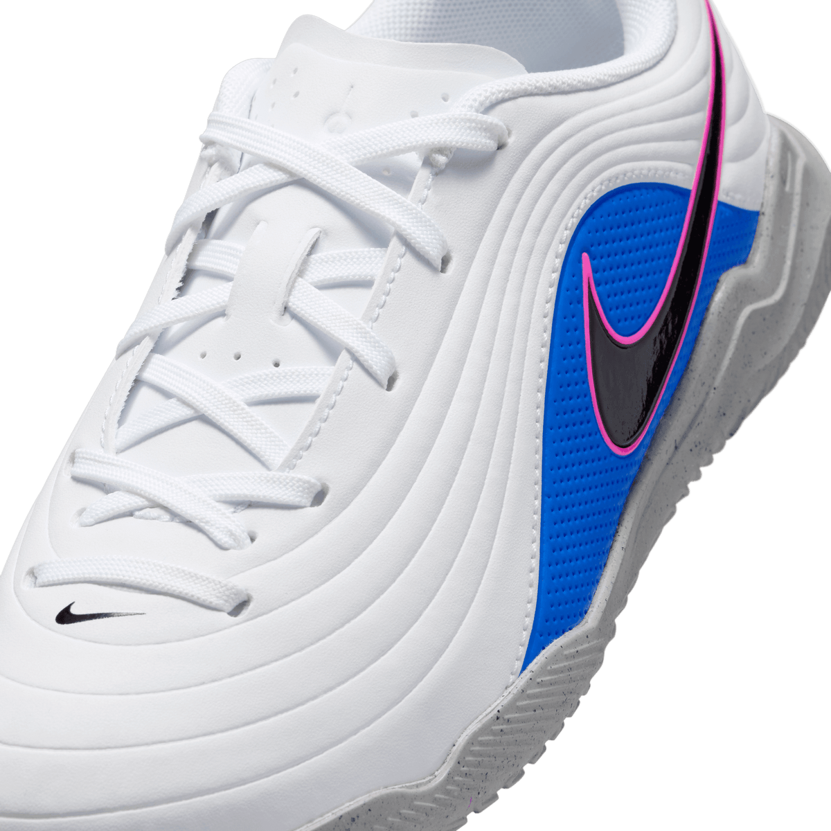 Nike Jr. Tiempo Maestro Club IC-White/black-racer Blue-pink Blast product image 7, provided for visual reference and product