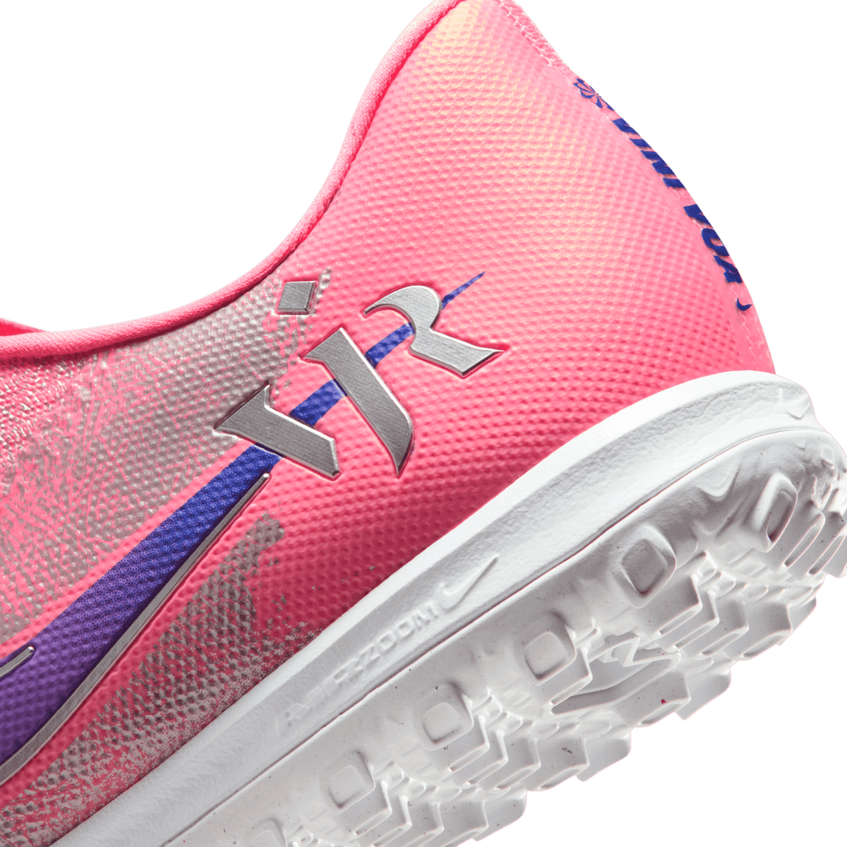 Nike Mercurial Vapor 16 Academy "Vini Jr. TF- Sunset Pulse/old Royal product image 9, provided for visual reference and