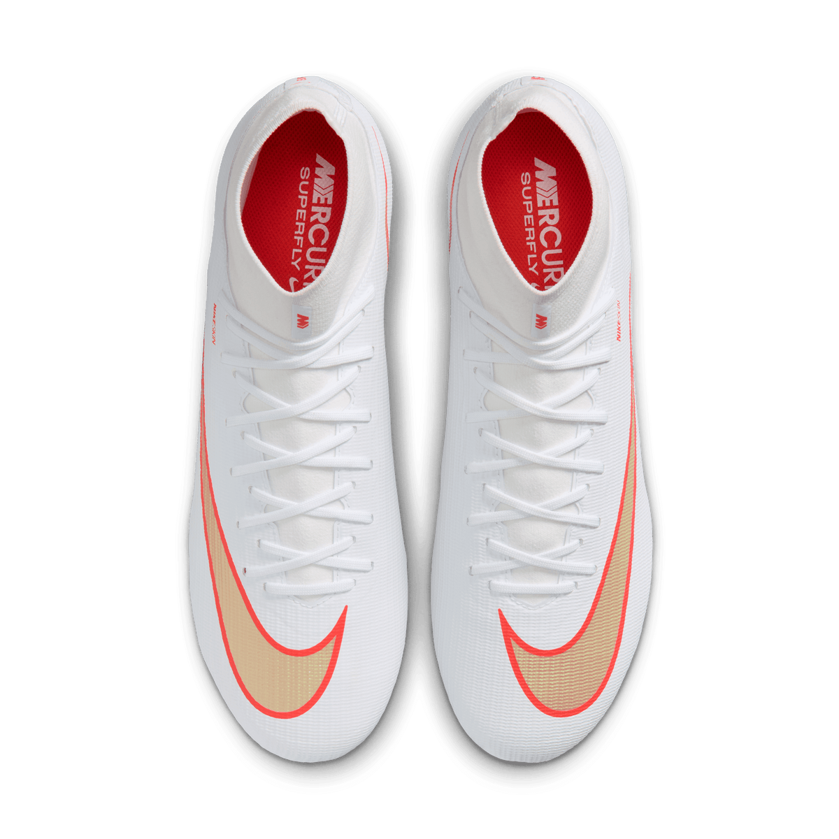 Nike Mercurial Superfly 11 Academy FG/MG - WHITE/BLUR-BRIGHT CRIMSON product image 8, provided for visual reference and