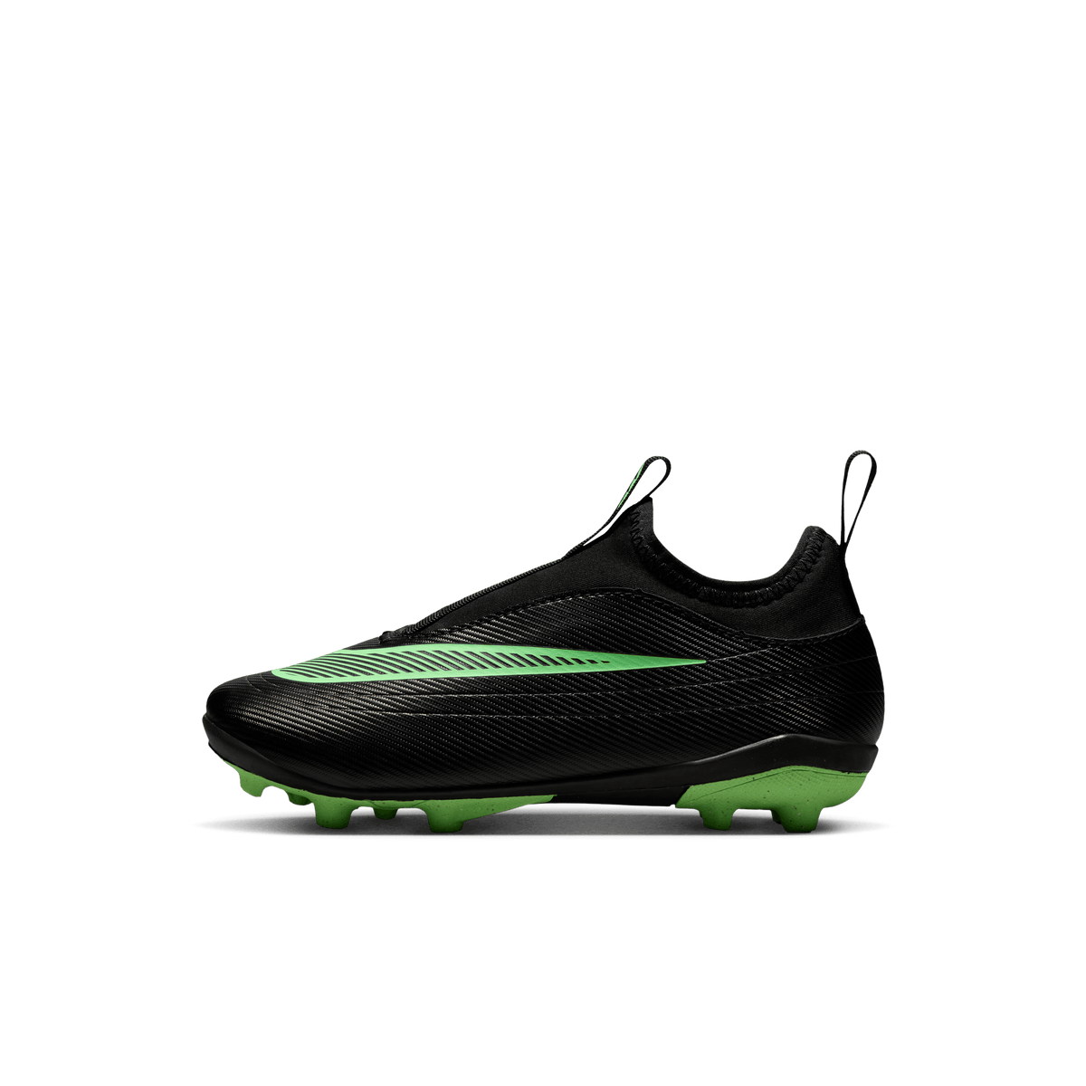 Nike Jr. Mercurial Vapor 17 Club Little Kids' MG/FG-BLACK/ILLUSION GREEN-BLACK product image 8, provided for visual
