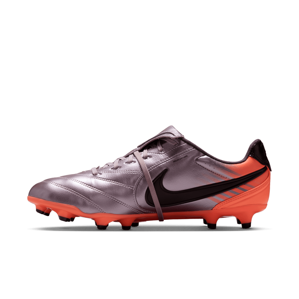 Nike Tiempo Ligera Pro FG - BLEACHED LILAC/BLACK-TOTAL ORANGE product image 10, provided for visual reference and product