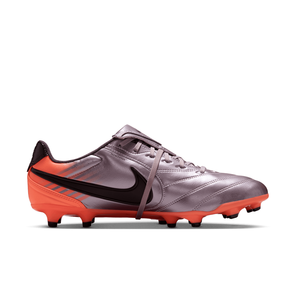 Nike Tiempo Ligera Pro FG - BLEACHED LILAC/BLACK-TOTAL ORANGE product image 9, provided for visual reference and product