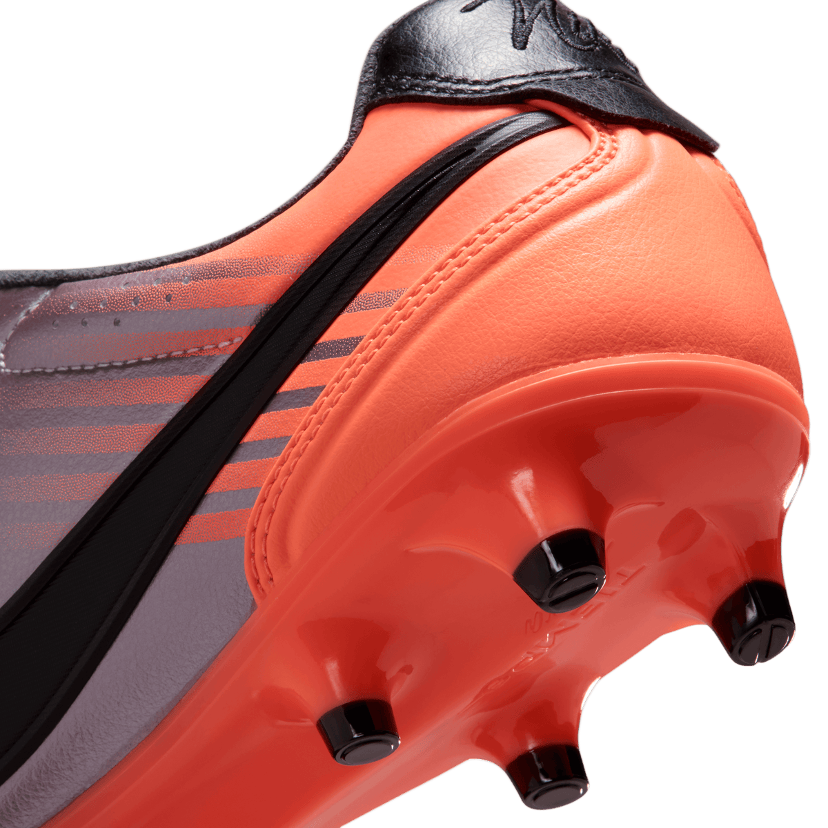 Nike Tiempo Ligera Pro FG - BLEACHED LILAC/BLACK-TOTAL ORANGE product image 8, provided for visual reference and product