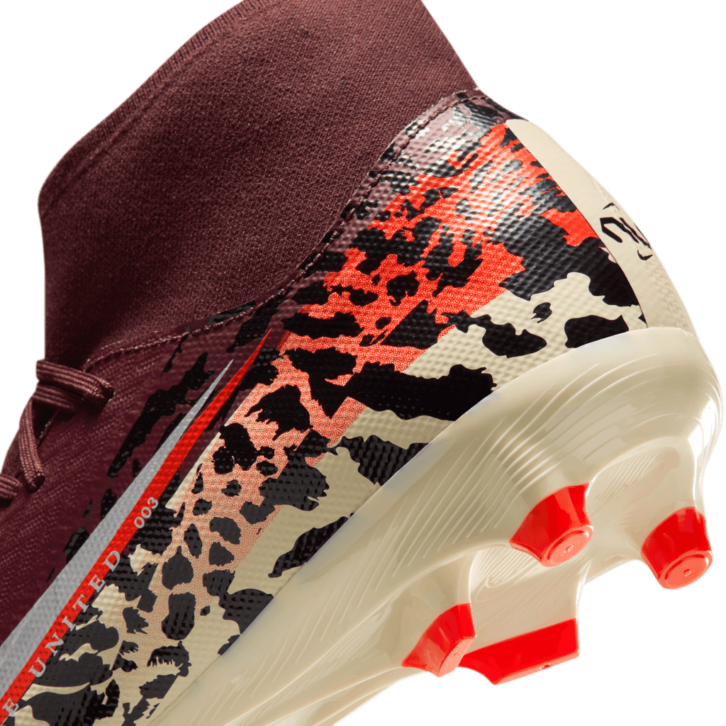 Nike United Mercurial Superfly 10 Academy-Burgundy /Red/Metallic Silver product image 12, provided for visual reference and