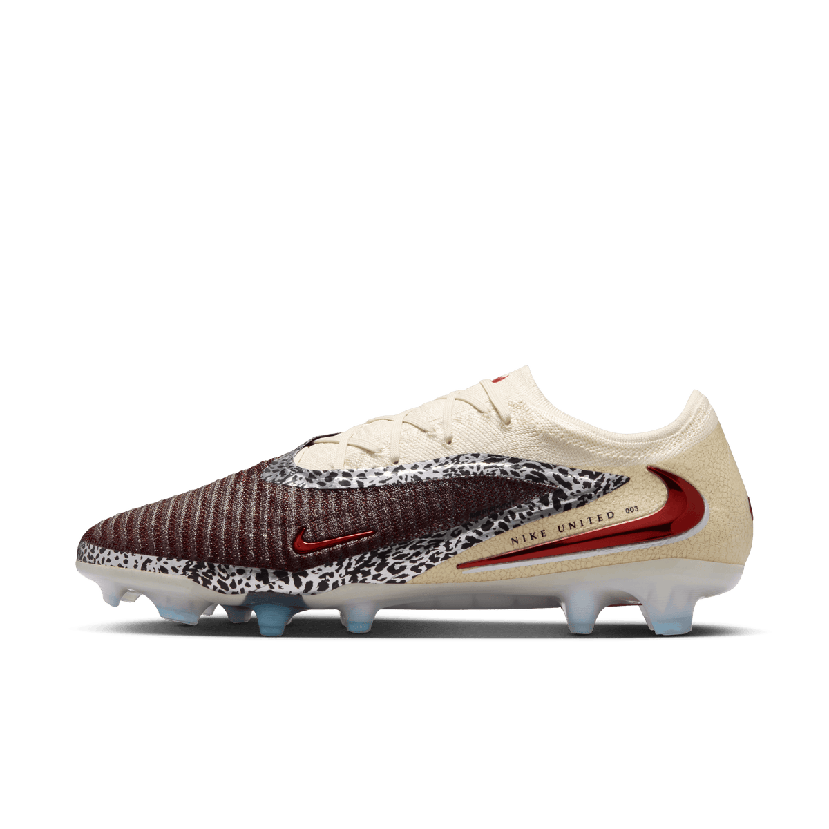 Nike United Phantom 6 Low Elite FG-Burgundy Crush/university Red-fossil product image 12, provided for visual reference and