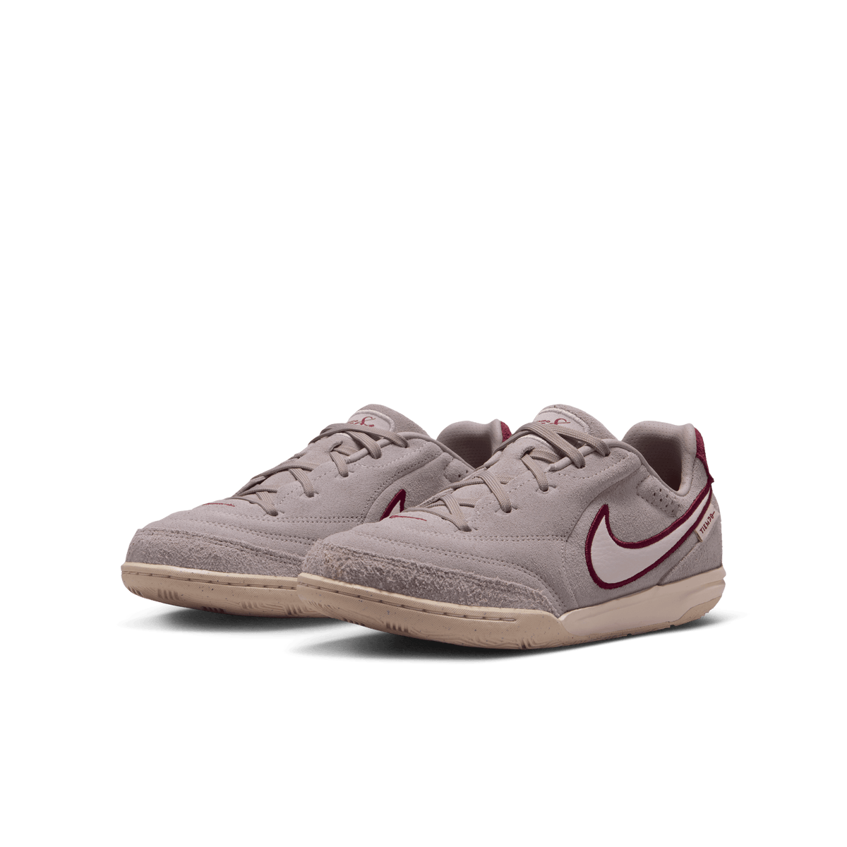 Nike Jr. Tiempo Streetgato PRM Big Kids' Indoor/Court Low-Top Soccer Shoes-Moon Particle/chalk-team Red product image 5,