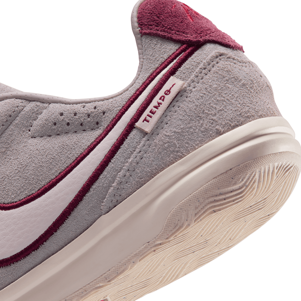 Nike Jr. Tiempo Streetgato PRM Big Kids' Indoor/Court Low-Top Soccer Shoes-Moon Particle/chalk-team Red product image 10,