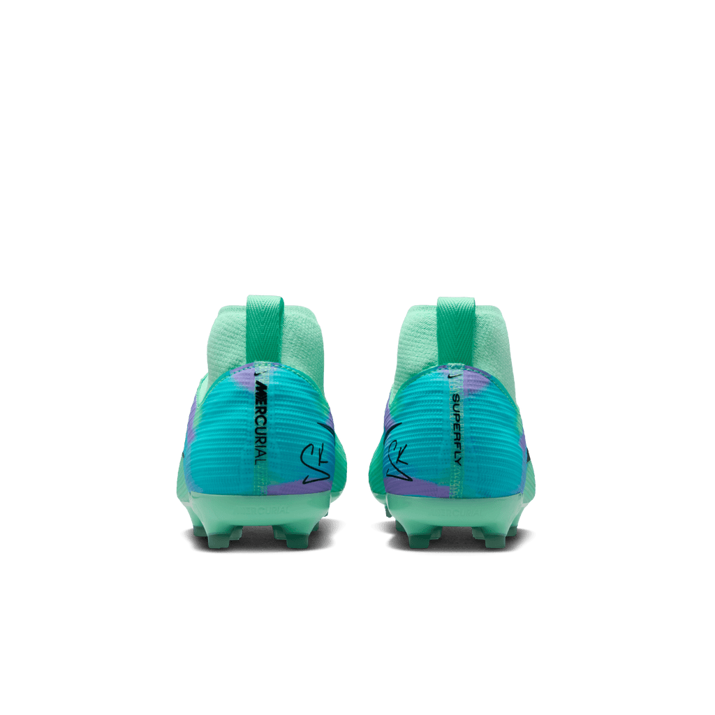 Nike United Jr. Mercurial Superfly 11 Academy "Sam Kerr" - GREEN GLOW/BLACK product image 3, provided for visual reference