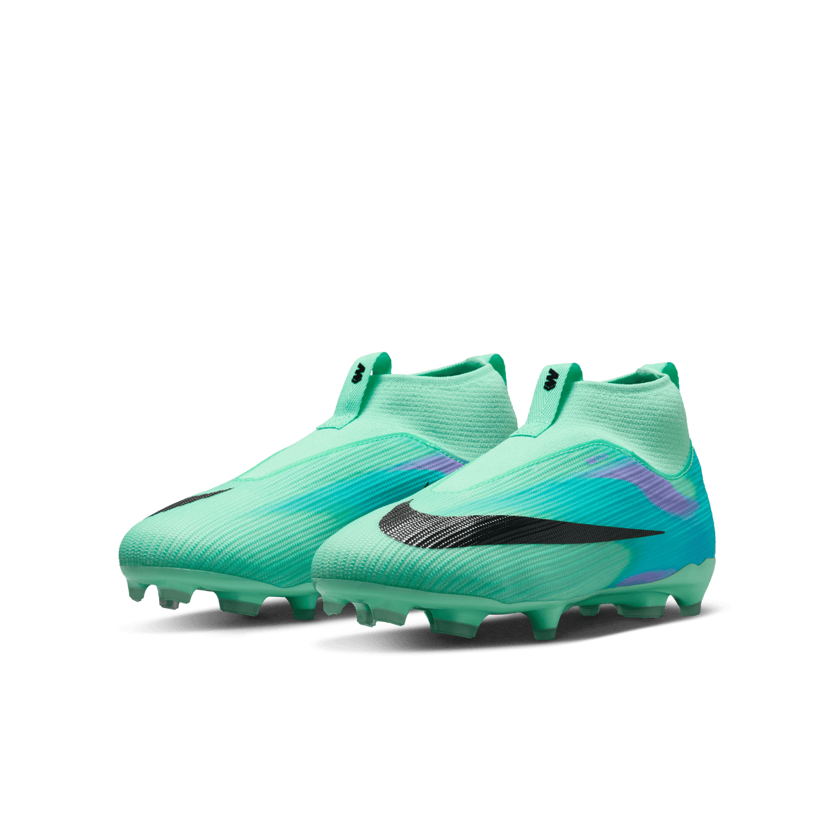 Nike United Jr. Mercurial Superfly 11 Academy "Sam Kerr" - GREEN GLOW/BLACK product image 2, provided for visual reference