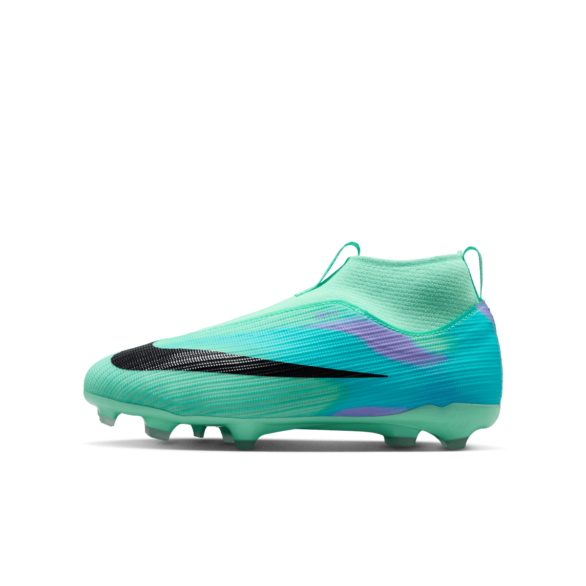 Nike United Jr. Mercurial Superfly 11 Academy "Sam Kerr" - GREEN GLOW/BLACK product image 4, provided for visual reference