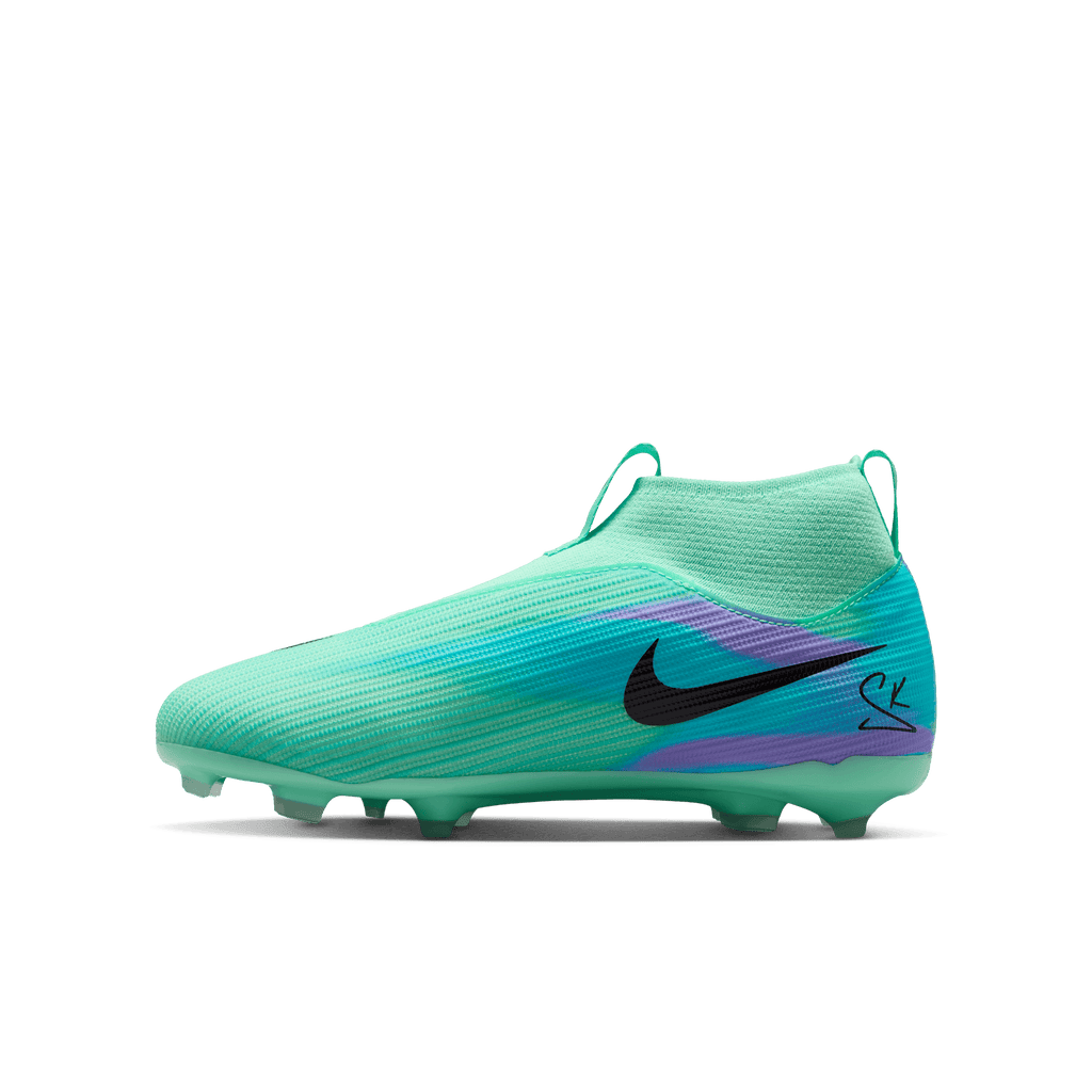 Nike United Jr. Mercurial Superfly 11 Academy "Sam Kerr" - GREEN GLOW/BLACK product image 5, provided for visual reference