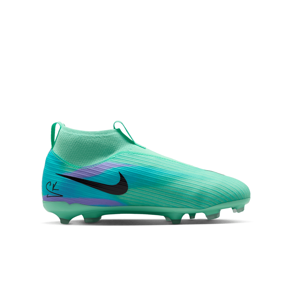 Nike United Jr. Mercurial Superfly 11 Academy "Sam Kerr" - GREEN GLOW/BLACK product image 7, provided for visual reference