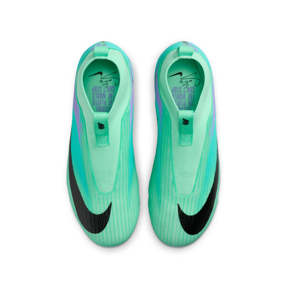 Nike United Jr. Mercurial Superfly 11 Academy "Sam Kerr" - GREEN GLOW/BLACK product image 8, provided for visual reference