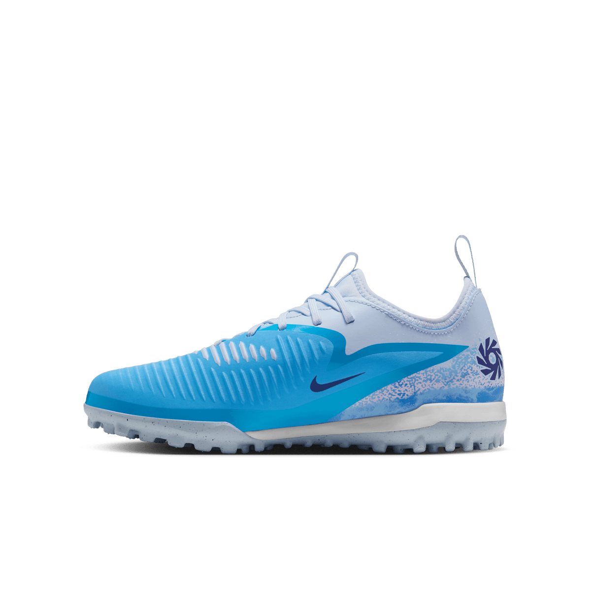 Nike Jr. Phantom 6 Low Academy "Erling Haaland" TF - BALTIC BLUE/BLUE ECLIPSE-GLACIER BLUE product image 10, provided for