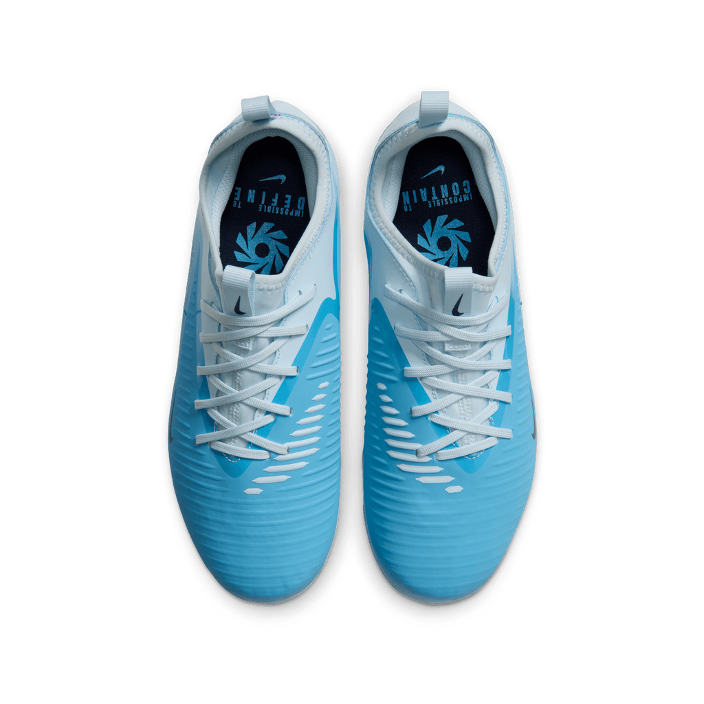 Nike Jr. Phantom 6 Low Academy "Erling Haaland" FG/MG - BALTIC BLUE/BLUE ECLIPSE-GLACIER BLUE product image 8, provided for